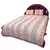 Jaipuri Pure Cotton Red Double Bedsheet Pillow Set Deepawali Gift 351
