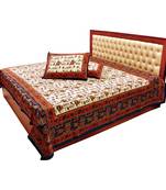 Double Bed Sheet Home Furnishing Pillow Covers Diwali Gift 305