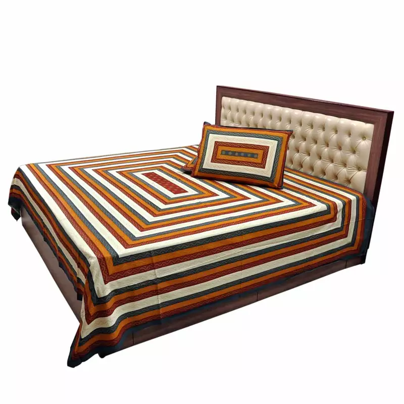 Handblock Cotton Jaipur Print Double Bed Sheet Deepawali Special Gift 315