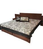 Designer Royal Jaipuri Gold Print Double Bed Sheet Diwali Special Gift 348