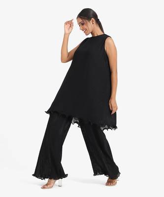 Black solid co-ord set 2