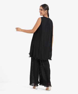 Black solid co-ord set 5