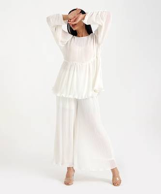 White solid co-ord set 2