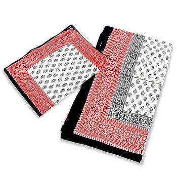 Ethnic Designer Cotton Single Bed Sheet N Pillow Deepawali Gift 410 3