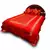 5 Piece Red Royal Jaipuri Silk Double Bed Cover Set Deepawali Gift 205
