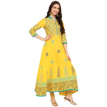  cotton designer anarkali kurta 1