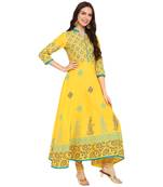 G collection cotton designer anarkali kurta