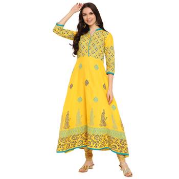  cotton designer anarkali kurta 2