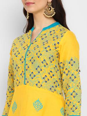  cotton designer anarkali kurta 5