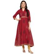G collection cotton designer anarkali kurta