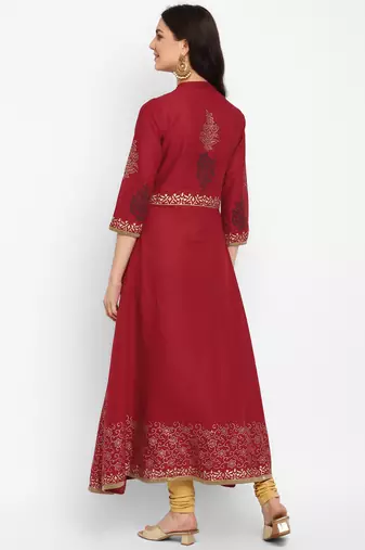  cotton designer anarkali kurta