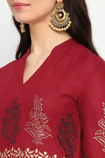  cotton designer anarkali kurta