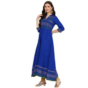  cotton designer anarkali kurta 4