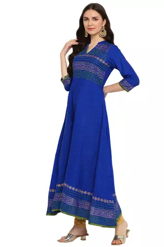  cotton designer anarkali kurta