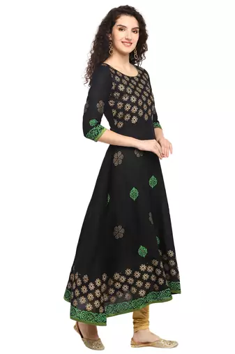  cotton designer anarkali kurta