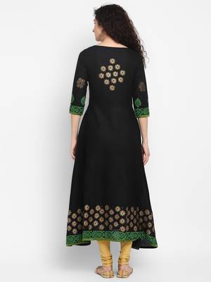  cotton designer anarkali kurta 3