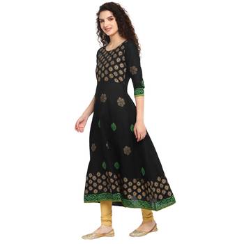  cotton designer anarkali kurta 4