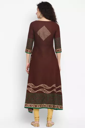  cotton designer anarkali kurta