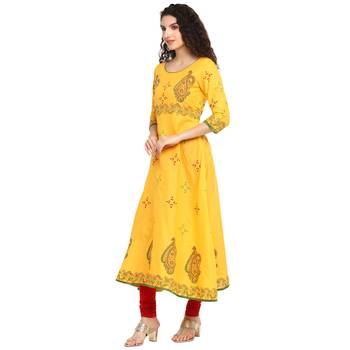  cotton designer anarkali kurta 4
