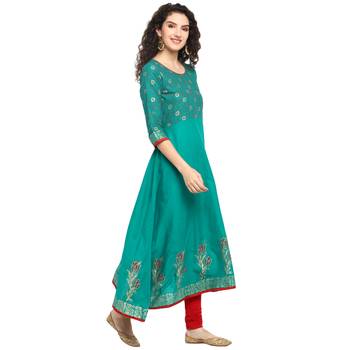  cotton designer anarkali kurta 4