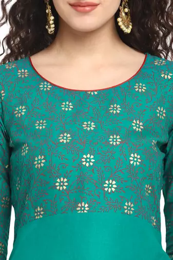  cotton designer anarkali kurta