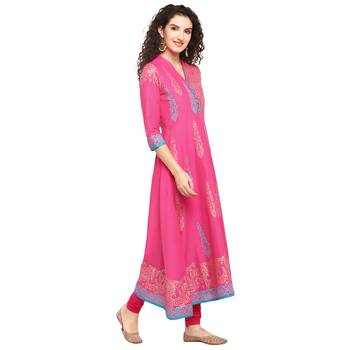  cotton designer anarkali kurta 3