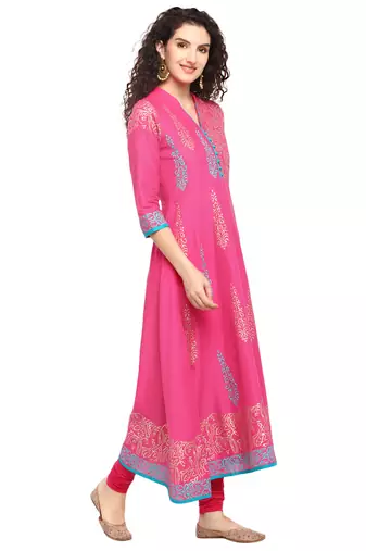  cotton designer anarkali kurta