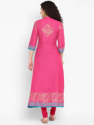  cotton designer anarkali kurta 4