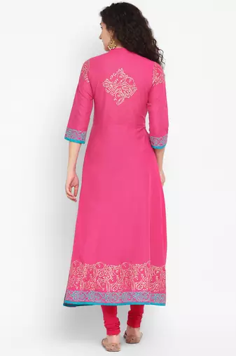  cotton designer anarkali kurta