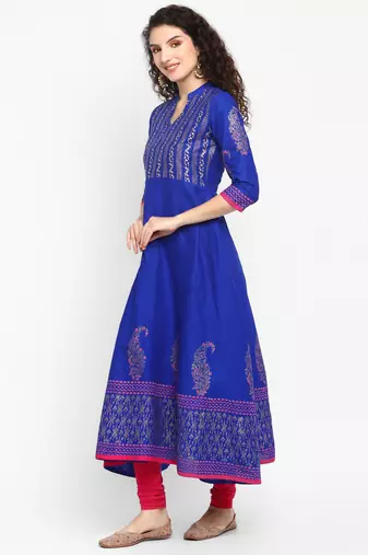  cotton designer anarkali kurta