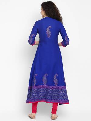  cotton designer anarkali kurta 4