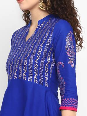  cotton designer anarkali kurta 5