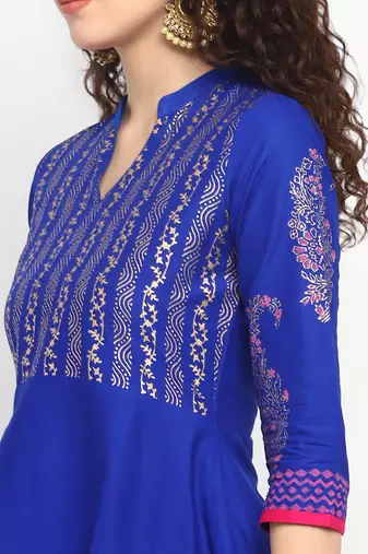  cotton designer anarkali kurta