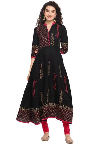 G collection cotton designer anarkali kurta