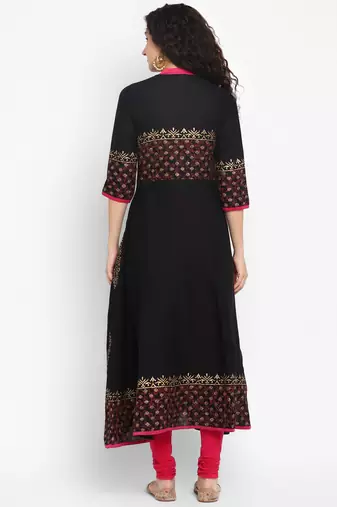 cotton designer anarkali kurta