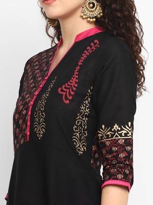 cotton designer anarkali kurta 5