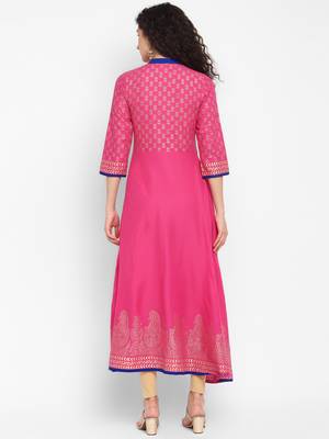  cotton designer anarkali kurta 3