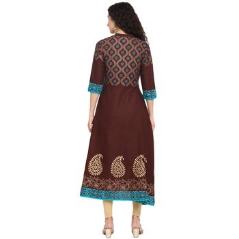  cotton designer anarkali kurta 2
