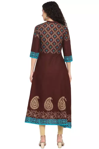  cotton designer anarkali kurta