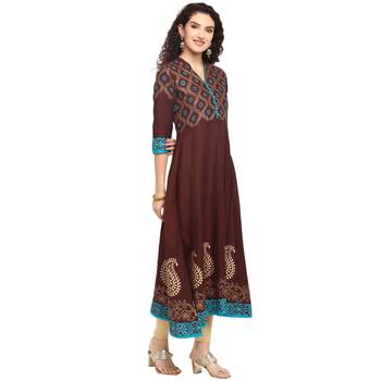  cotton designer anarkali kurta 4