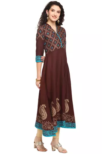  cotton designer anarkali kurta