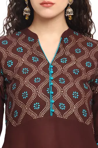  cotton designer anarkali kurta