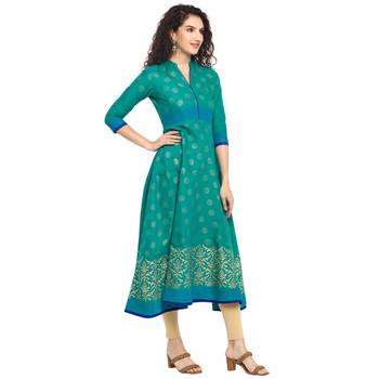  cotton designer anarkali kurta 1