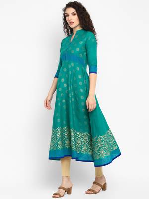  cotton designer anarkali kurta 3