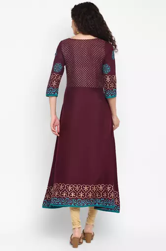  cotton designer anarkali kurta