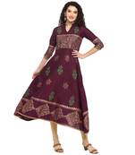 G collection cotton designer anarkali kurta