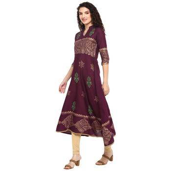  cotton designer anarkali kurta 3