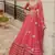 Light Red Sequins And Zari Embroidered Faux Georgette Lehenga Choli For Wedding