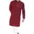 men's maroon cotton slub angrakha festive kurta