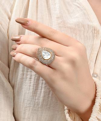 Enchanting polki ring 2